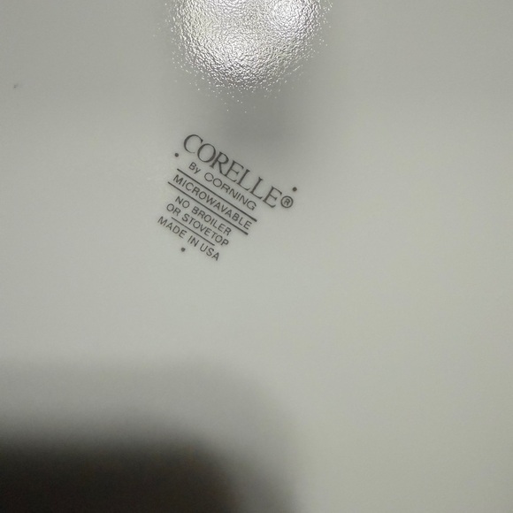 Corelle 10.25 White Dinner Plates Blue Country Cottage Floral Design set of 6 - Picture 10 of 16